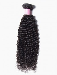 1 Piece Jerry Curly Human Virgin Hair Weaving