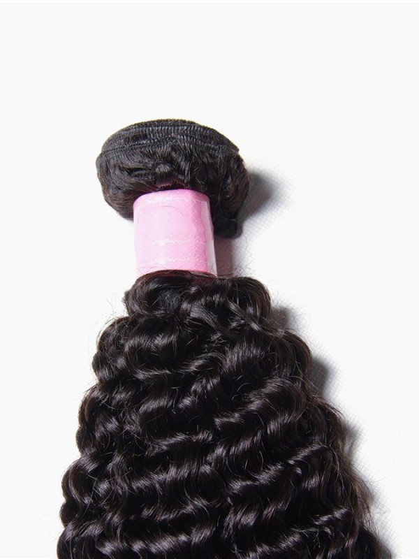 1 Piece Jerry Curly Human Virgin Hair Weaving