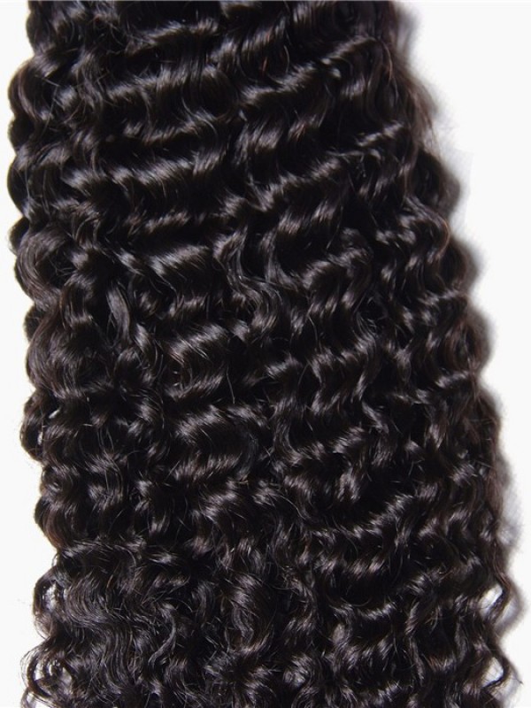 1 Piece Jerry Curly Human Virgin Hair Weaving