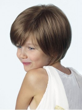 Children's Short Bob Monofilament Wigs