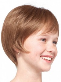 Children's Short Bob Monofilament Wigs