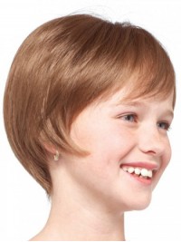 Children's Short Bob Monofilament Wigs