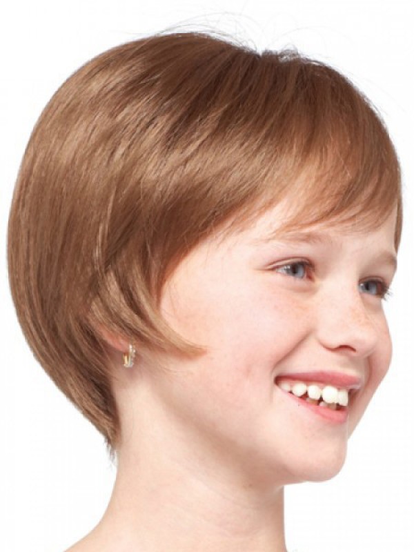 Children's Short Bob Monofilament Wigs