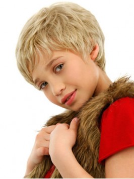 Lace Front Blonde Wavy Affordable Kids Wigs