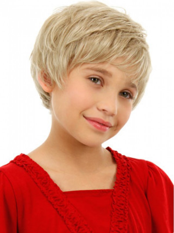Lace Front Blonde Wavy Affordable Kids Wigs