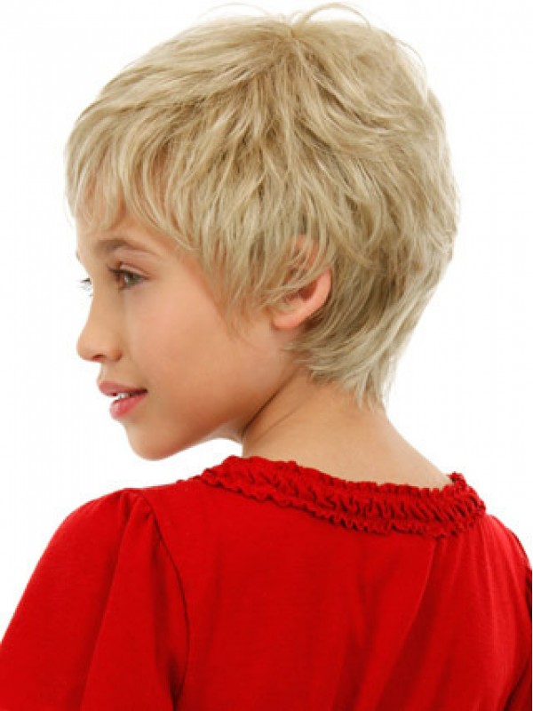 Lace Front Blonde Wavy Affordable Kids Wigs