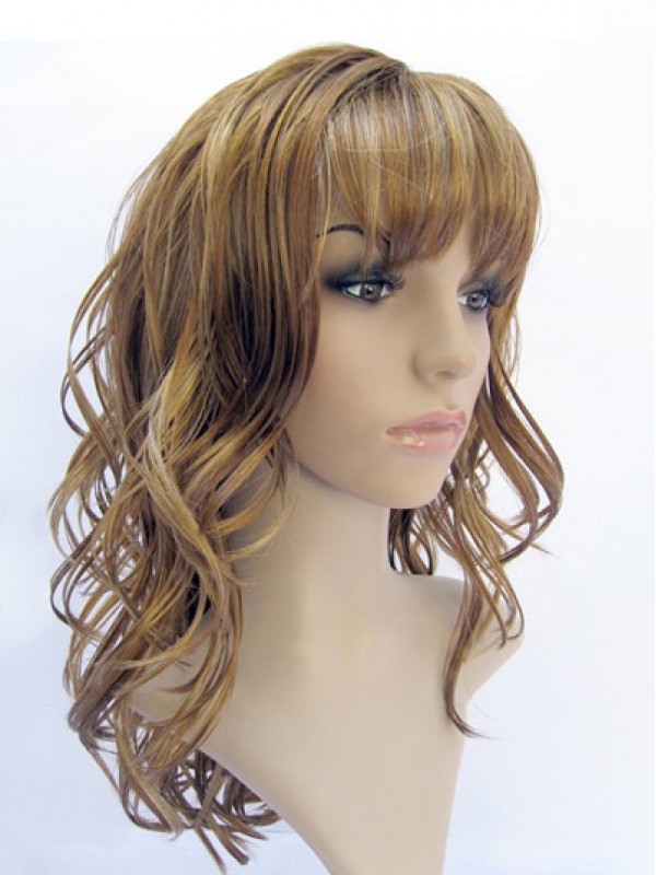 Auburn Wavy Long Kids Wigs