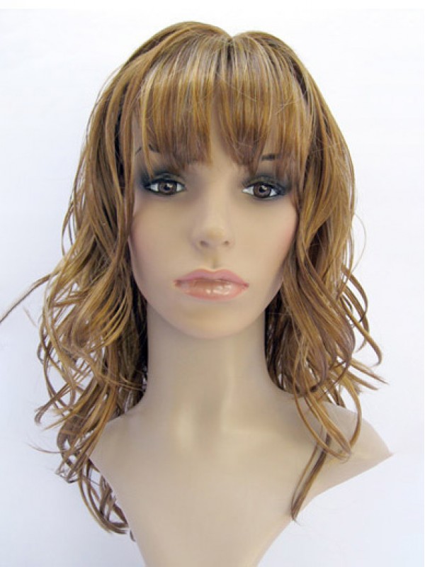 Auburn Wavy Long Kids Wigs