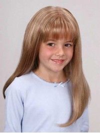 Lace Front Blonde Straight Durable Kids Wigs