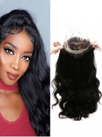 Body Wave 360 Lace Front Unprocessed Virgin Hair Full Lace Frontal Closure