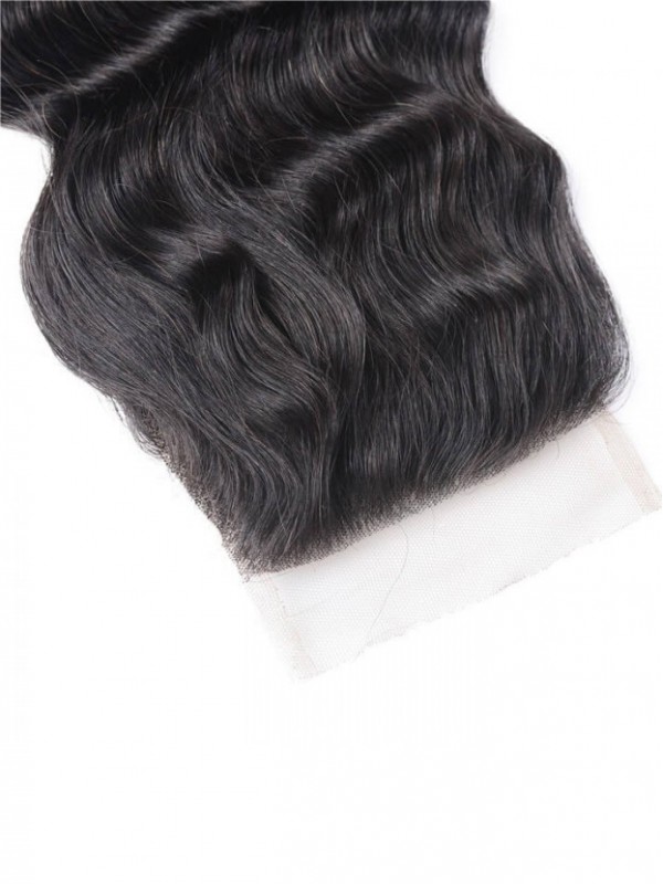 Deep Wave Wave Human Hair Lace Closure On Sale