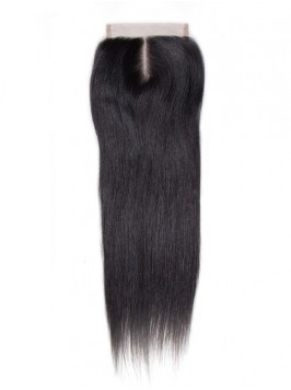 Straight Human Virgin Hair Lace Closure