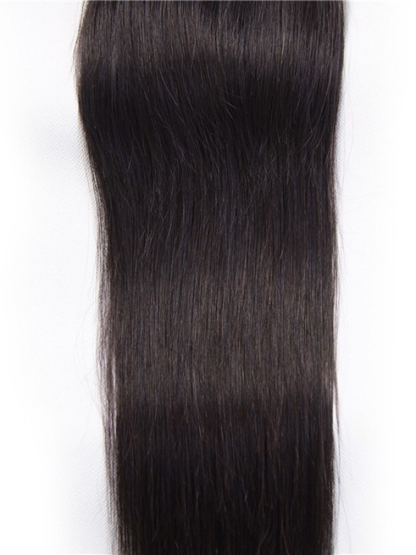 Straight Human Virgin Hair Lace Closure