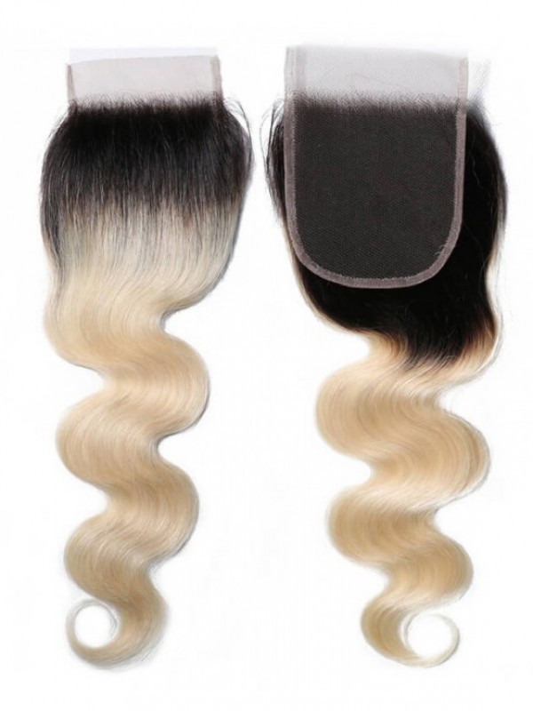 1B/613 Body Wave 4x4 Lace Closure 100% Virgin Hair