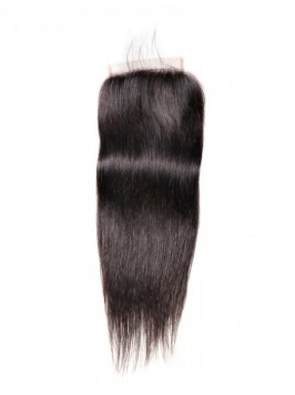 Natural Color Straight Virgin Hair 5x5 Free Part L...