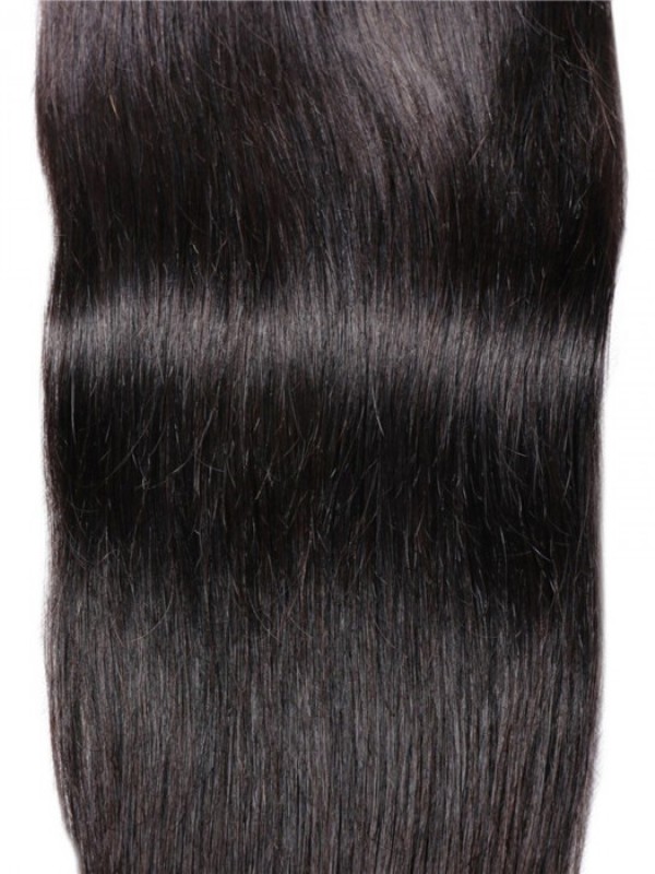 Natural Color Straight Virgin Hair 5x5 Free Part Lace Closure Pre-Plucked With Baby Hair