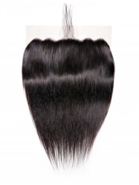 Straight Hair 6x13 Lace Frontal Hair Closure With Baby Hair 100% Virgin Hair