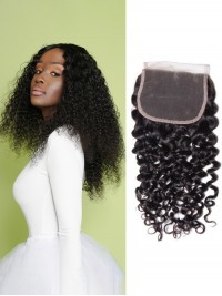 Peruvian Jerry Curly Hair Lace Closure