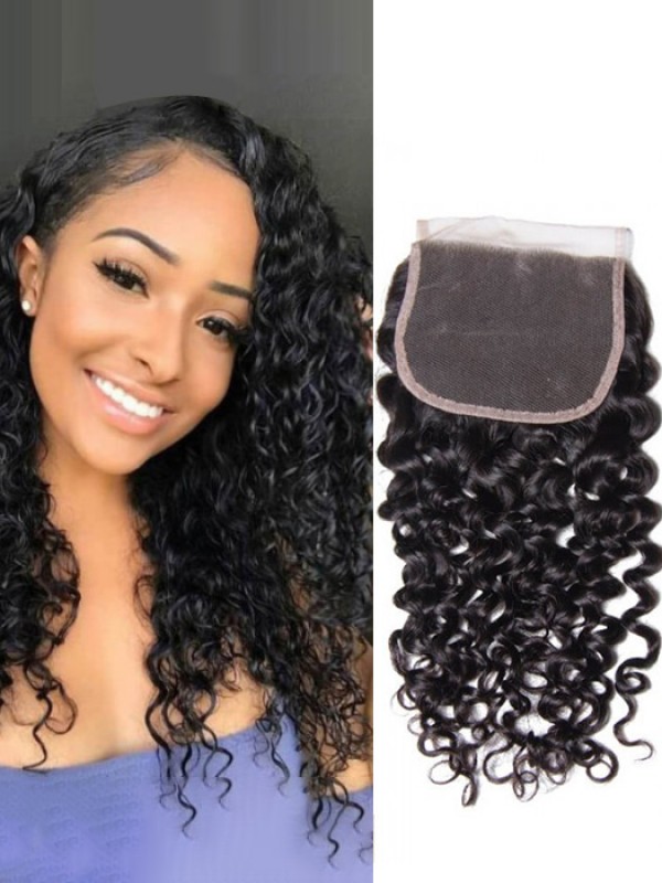 Peruvian Jerry Curly Hair Lace Closure