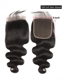 Body Wave Closure 6*6 Lace Closure Hair Human Hair Closure