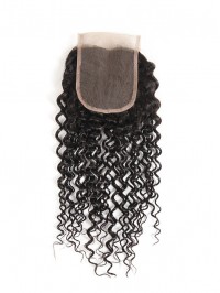 Malaysian Virgin Hair Kinky Curly 4*4 Lace Closure