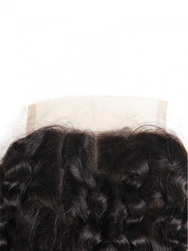 Indian Virgin Hair Kinky Curly 4x4 Lace Closure