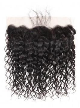 Natural Wave 13*4 Lace Frontal Peruvian Unprocesse...