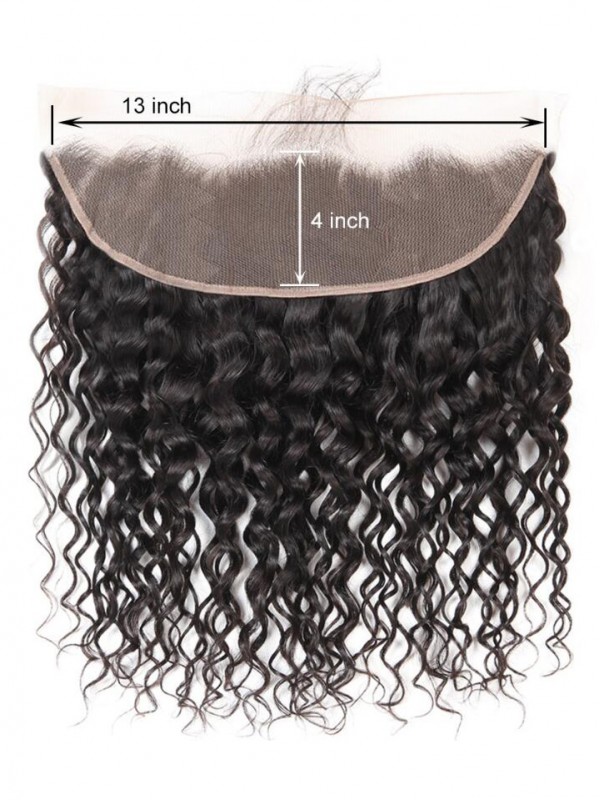 Natural Wave 13*4 Lace Frontal Peruvian Unprocessed Hair