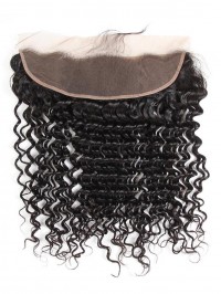 Deep Wave 13*4 Lace Frontal Peruvian Virgin Hair