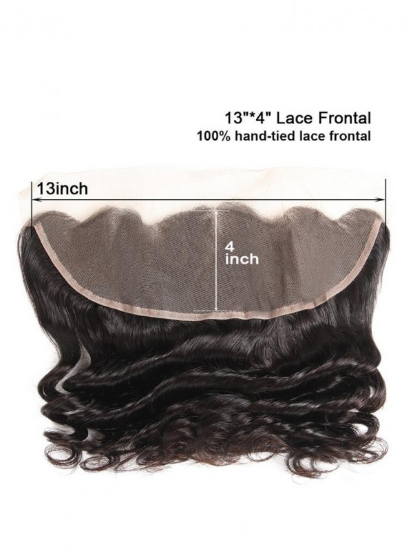 Loose Wave 13*4 Lace Frontal Peruvian Human Hair
