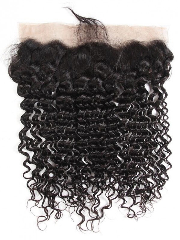 100% Brazilian Virgin Hair 13*4 Deep Wave Lace Frontal