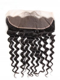 Loose Deep Wave 13*4 Lace Frontal Brazilian Virgin Hair