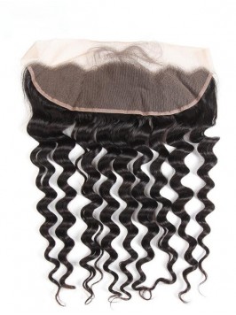 Loose Deep Wave 13*4 Lace Frontal Brazilian Virgin...