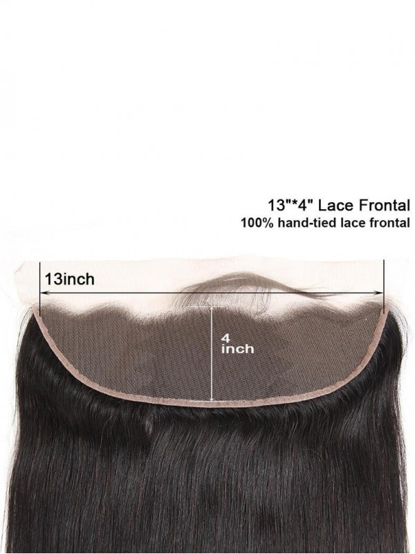 Straight Human Hair 13*4 Lace Frontal Malaysian Hair