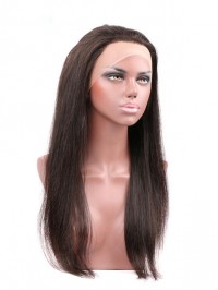 Brazilian Straight Human Virgin Hair 1pc 360 Lace Frontal