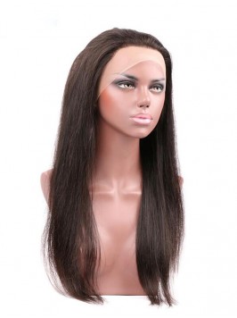Brazilian Straight Human Virgin Hair 1pc 360 Lace ...
