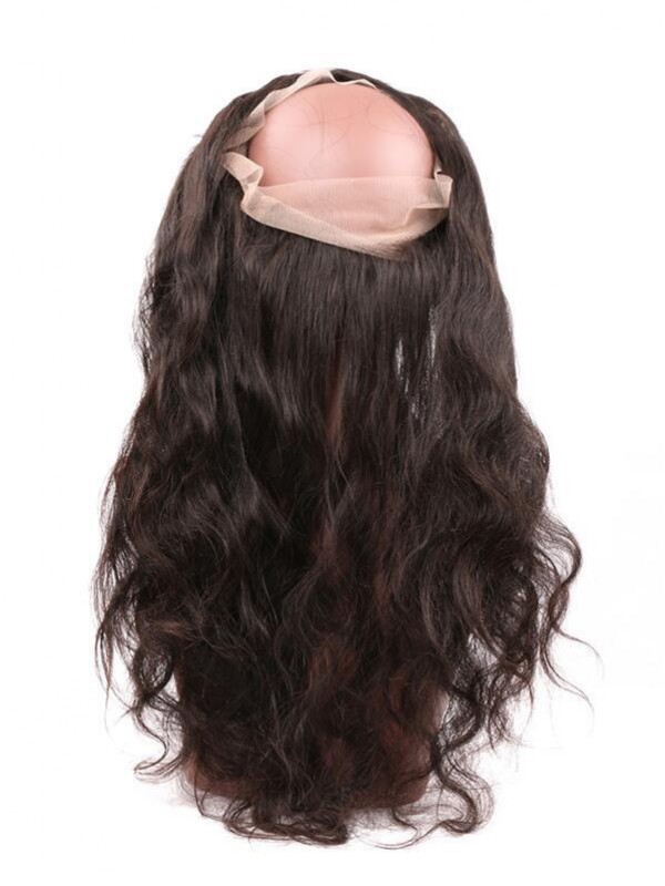 Brazilian Body Wave Virgin Hair 1pc 360 Lace Frontal