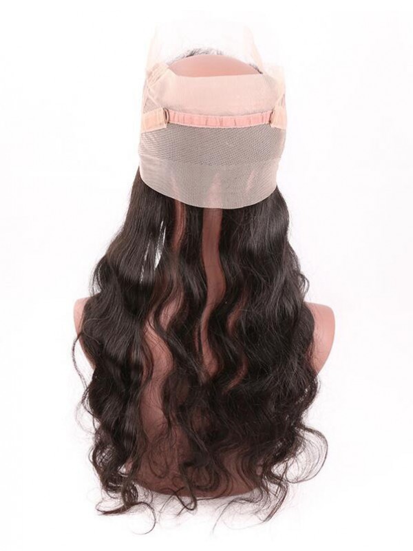 Brazilian Body Wave Virgin Hair 1pc 360 Lace Frontal