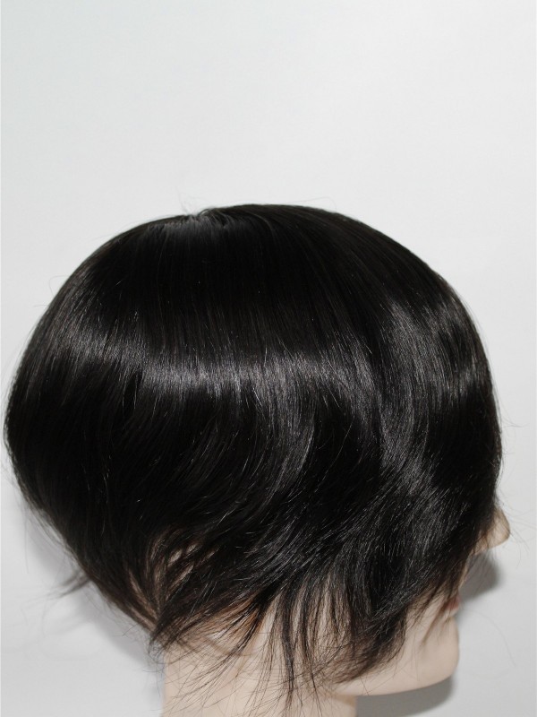 Mens Toupee Size 8x10 Inch Color 1B