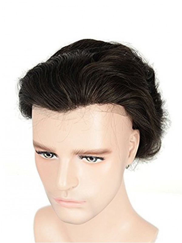 Thin Skin Toupee For Men Human Hair With 8X10 inch