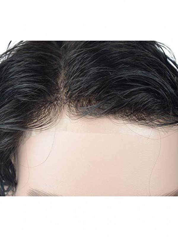 Thin Skin Toupee For Men Human Hair With 8X10 inch