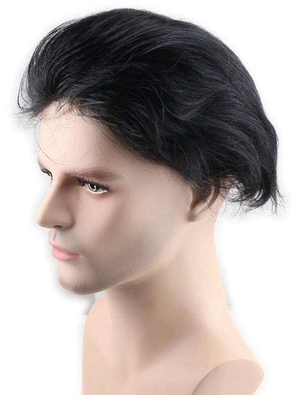 Men's Toupee Human Hair Hairpieces for Men 10×8 inch