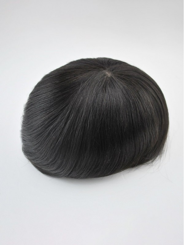 Black Mono Toupee for Men