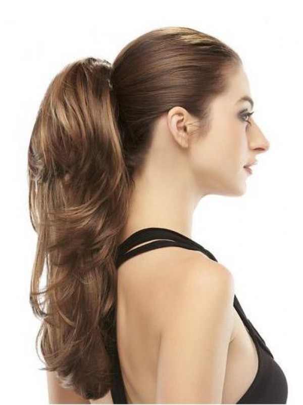 Layered Straight Easy Attach Synthetic Ponytail For Ladies
