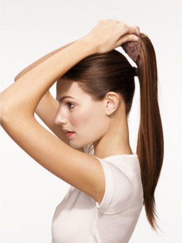 Straight Easy Attach Synthetic Ponytail For Ladies