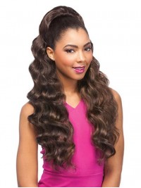 Long Body Wave Synthetic Ponytail For Black Women