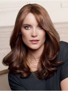 Wavy Long Lace Front Human Hair Wigs