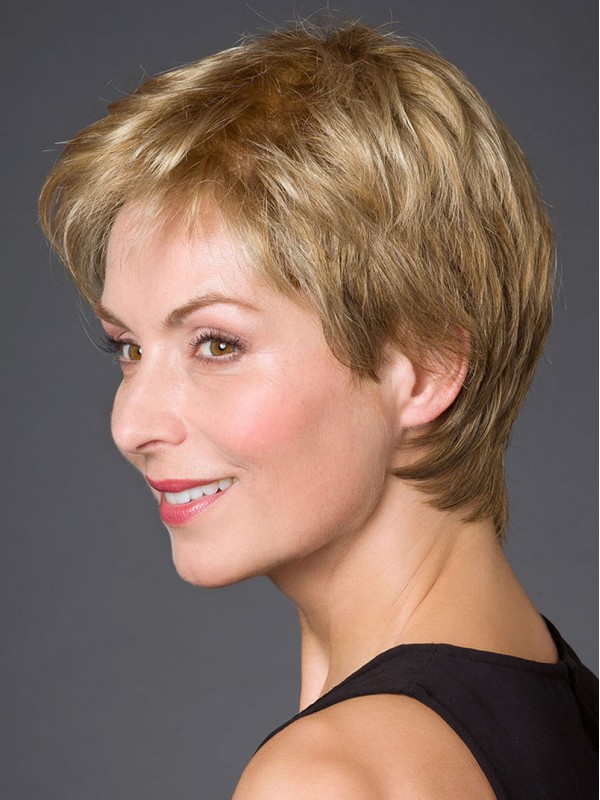 Full Lace Synthetic Straight Short Wigs