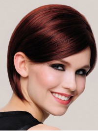 Short Straight Synthetic Capless Wigs