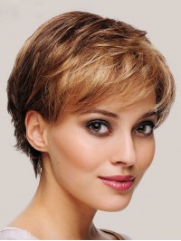 Straight Short Capless Synthetic Wigs